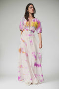 Luuda Silk Zipper Gown