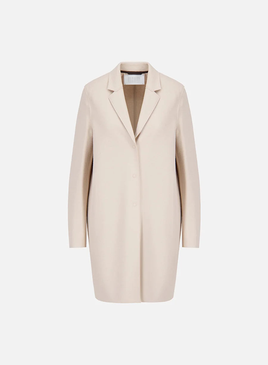Harris Wharf Cocoon Coat Light Pressed Wool