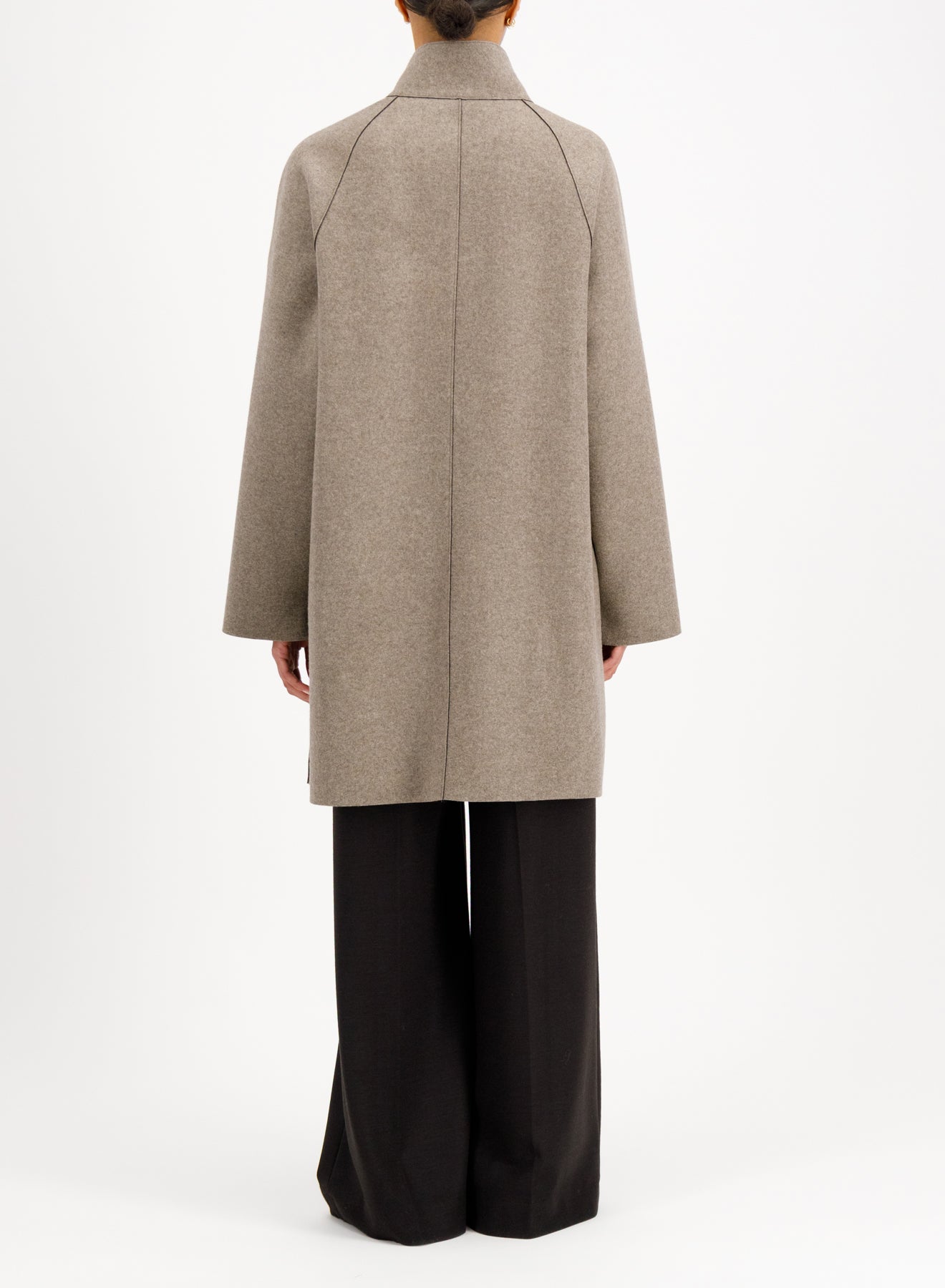 Harris Wharf Reversible Raglan Cape