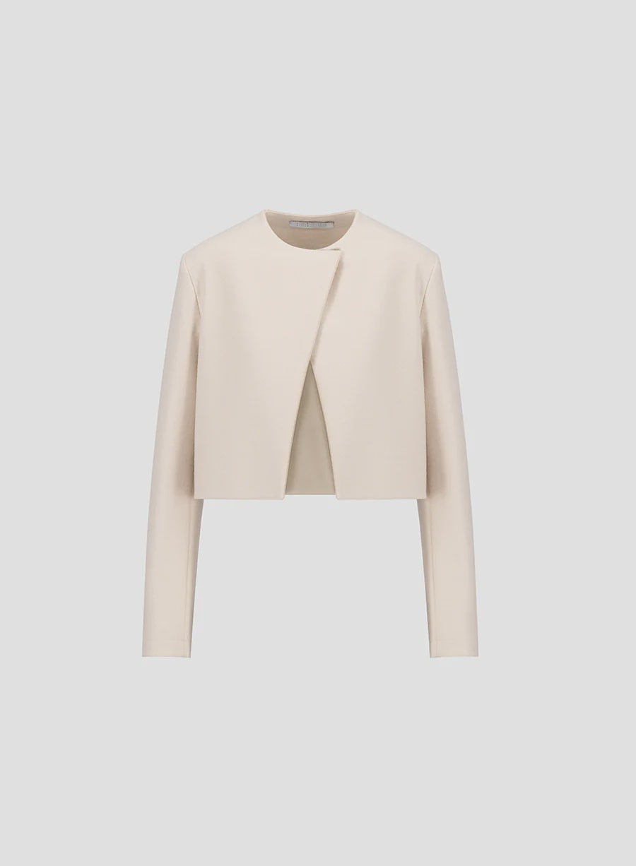 Harris Wharf Bolero Light Pressed Wool