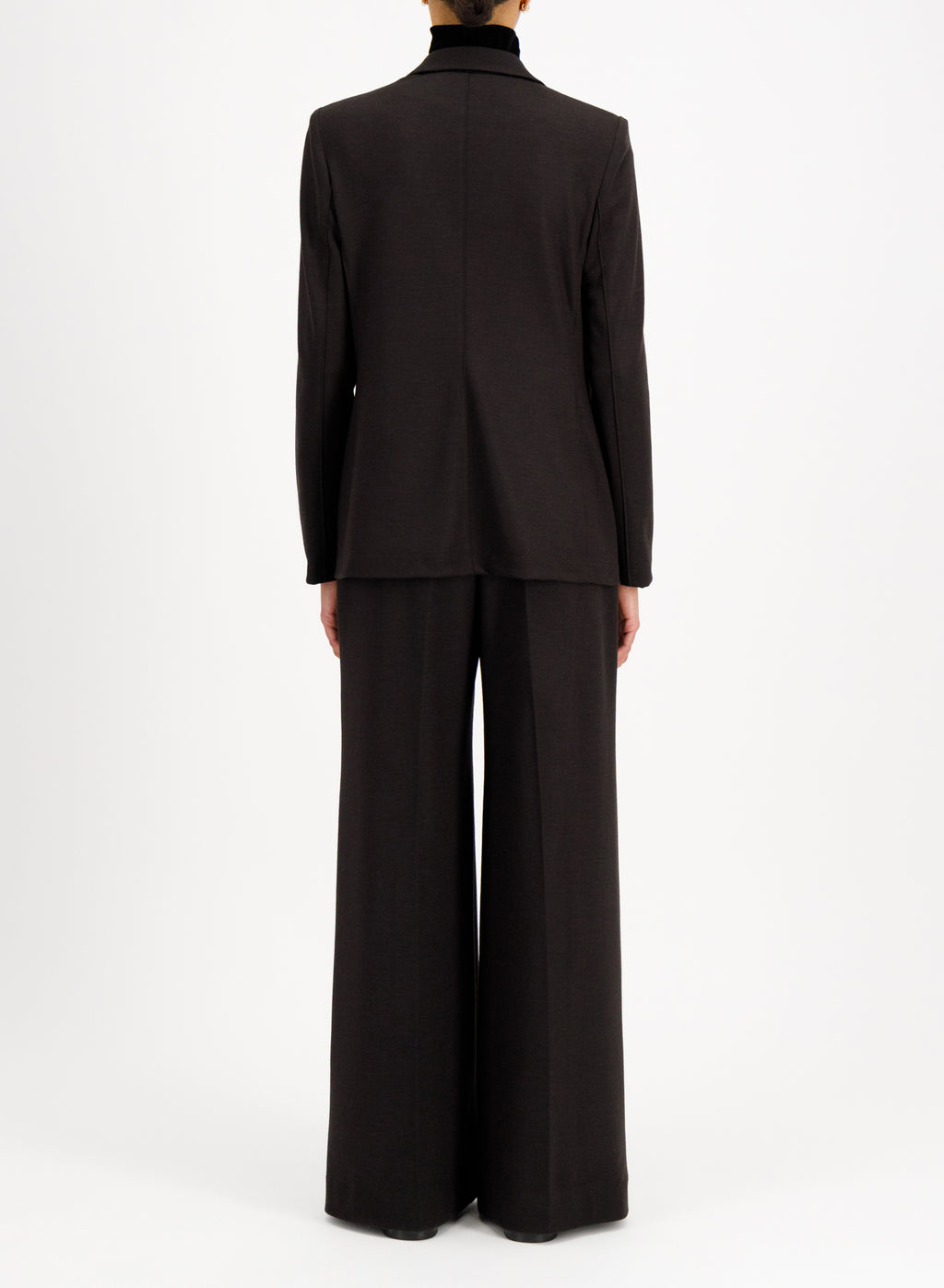 Harris Wharf Double Breasted Blazer with Shoulder Pads