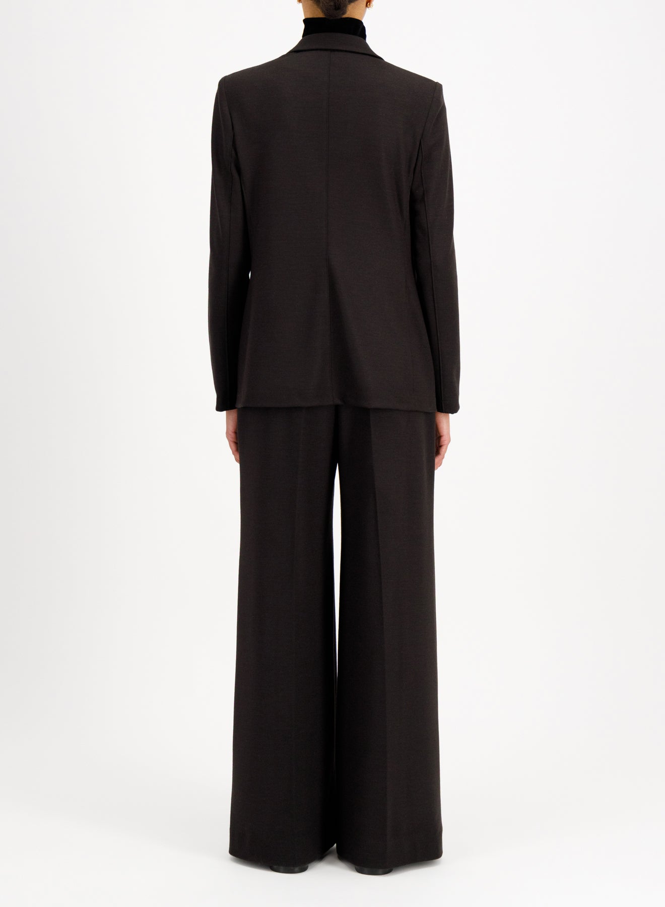 Harris Wharf Double Breasted Blazer with Shoulder Pads