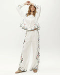 ME369 Alex Linen Kiss Wide Leg Pant