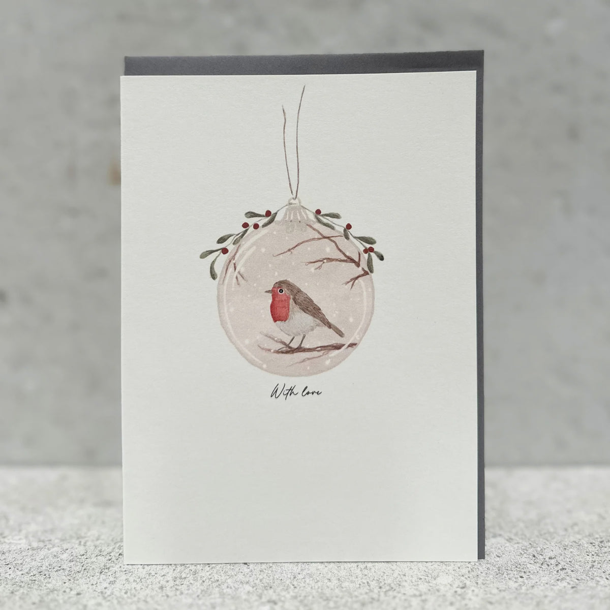 Bauble Card with Love