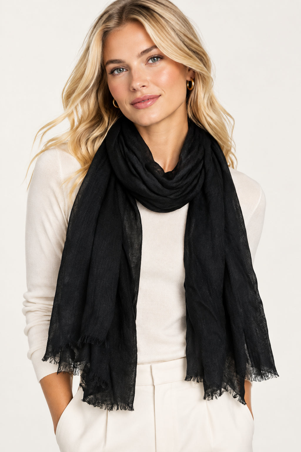Durance 100% Linen Scarf