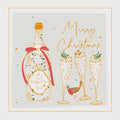 Signature Card Champagne Bottle & Glasses