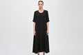 Transit Dress Short Sleeve Silk Maxi