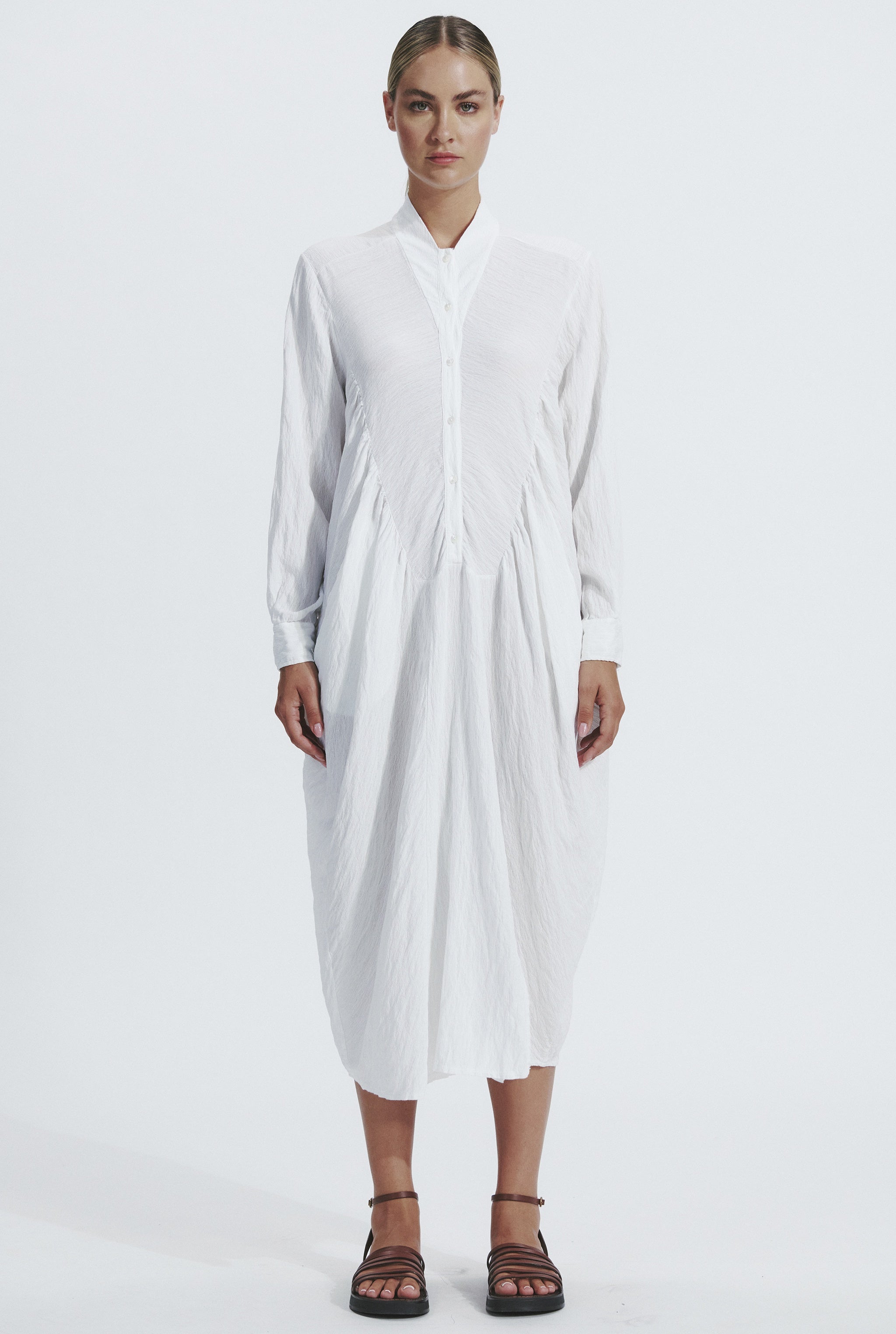 Linen Cargo Dress