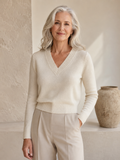 Vittoria Gwen Cassidy Cashmere V Neck