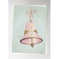 Vissevasse Christmas Bell Rose Greeting Card