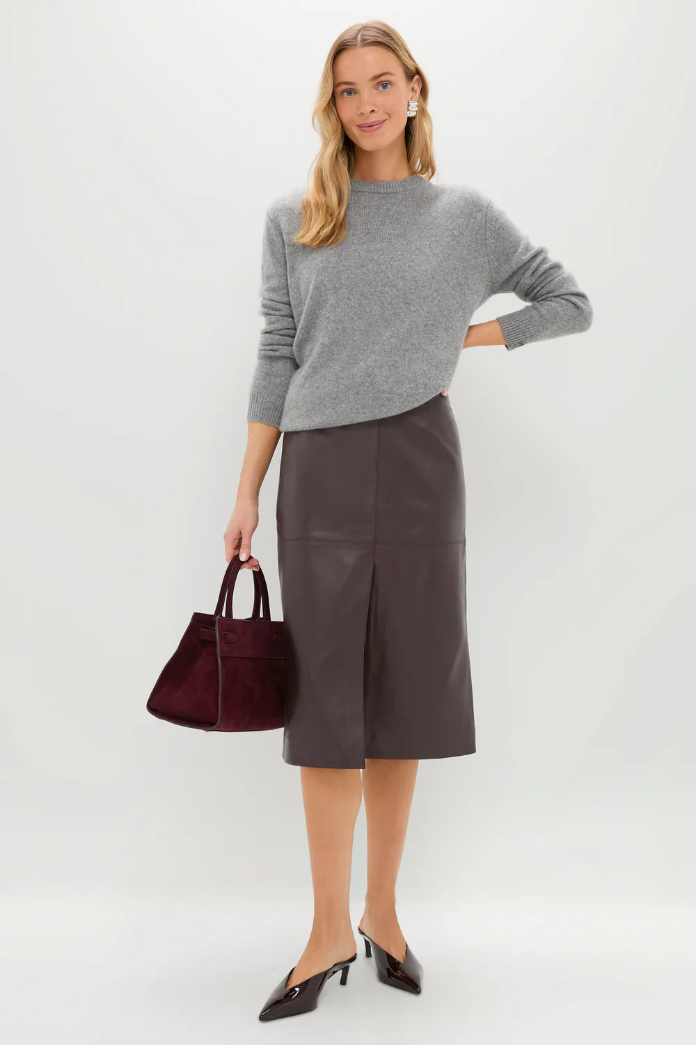Vanessa Bruno Felindra Leather Skirt