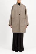 Harris Wharf Reversible Raglan Cape