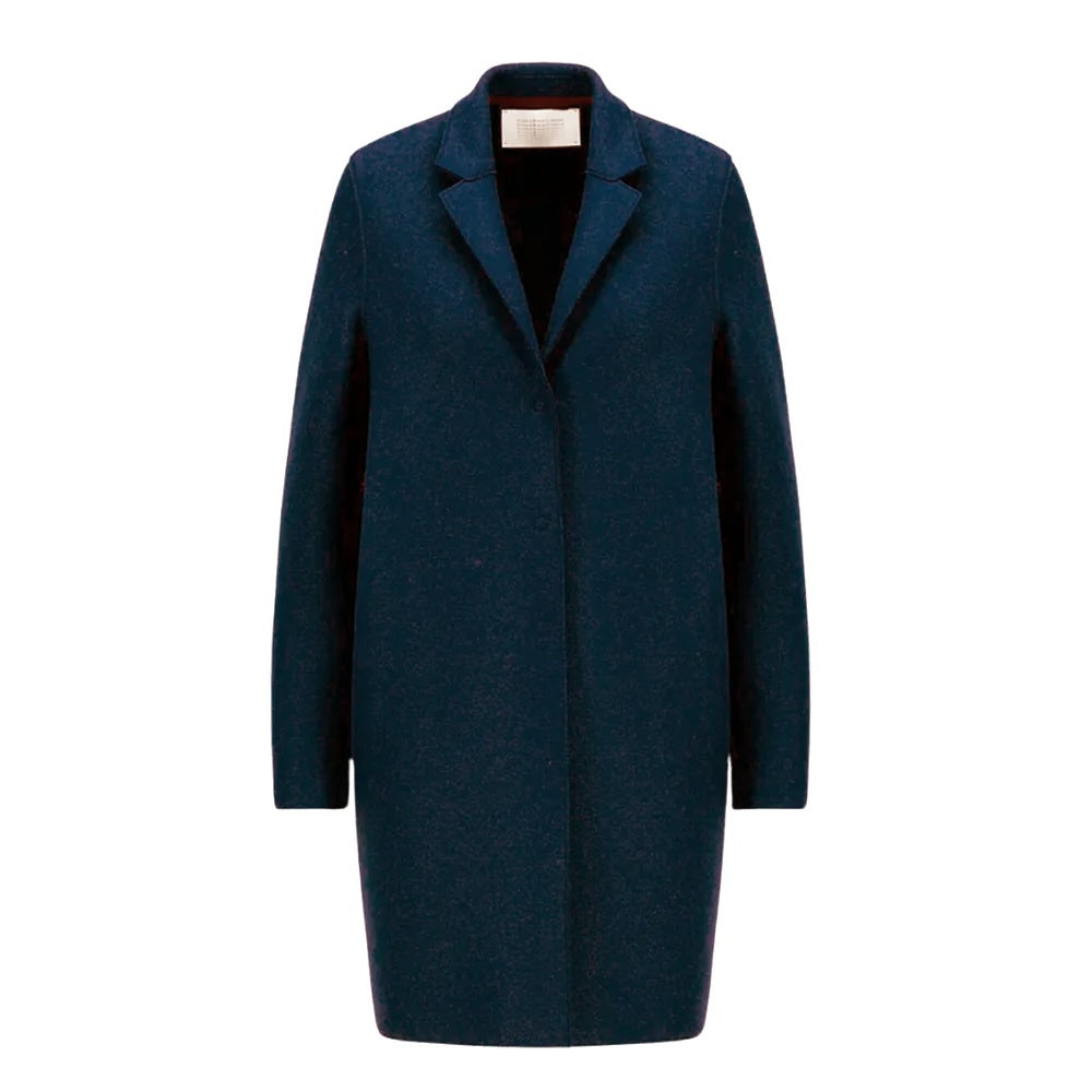 Harris Wharf Cocoon Coat Light Pressed Wool