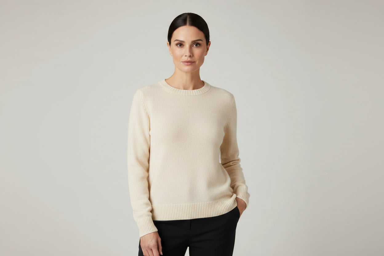 Gran Sasso Crew Neck Cream 23201/23800/114