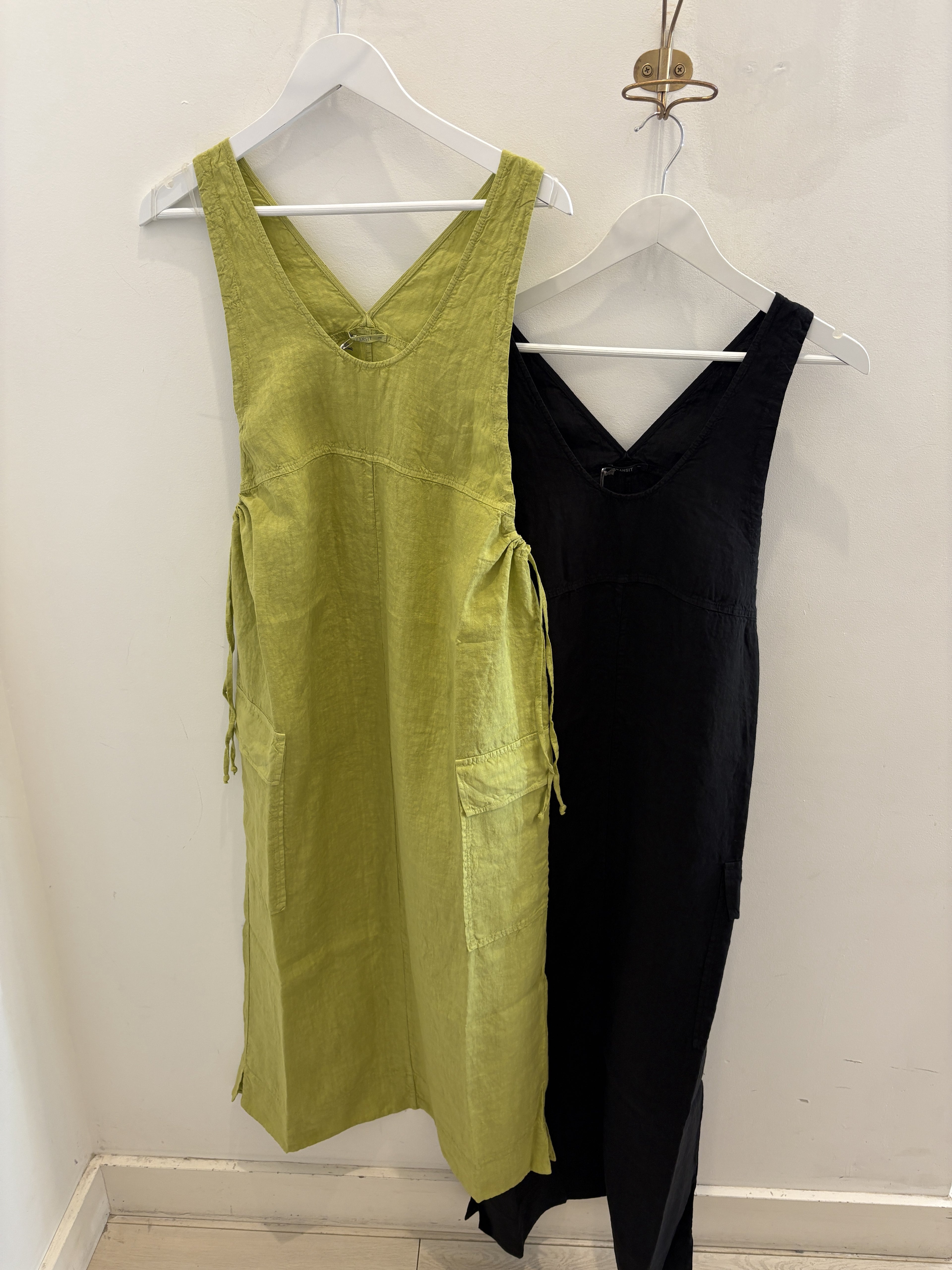 Transit B117 Linen Cargo Dress