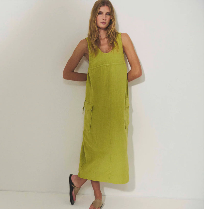 Transit B117 Linen Cargo Dress