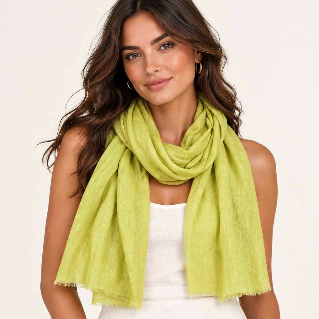 Durance 100% Linen Scarf