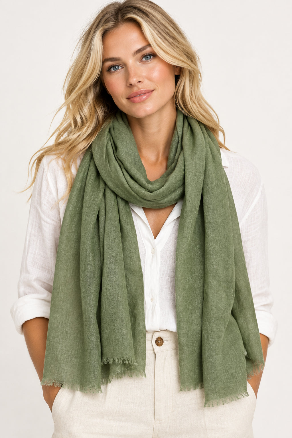 Durance 100% Linen Scarf