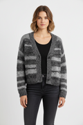 Transit Stripe Melange Cardi
