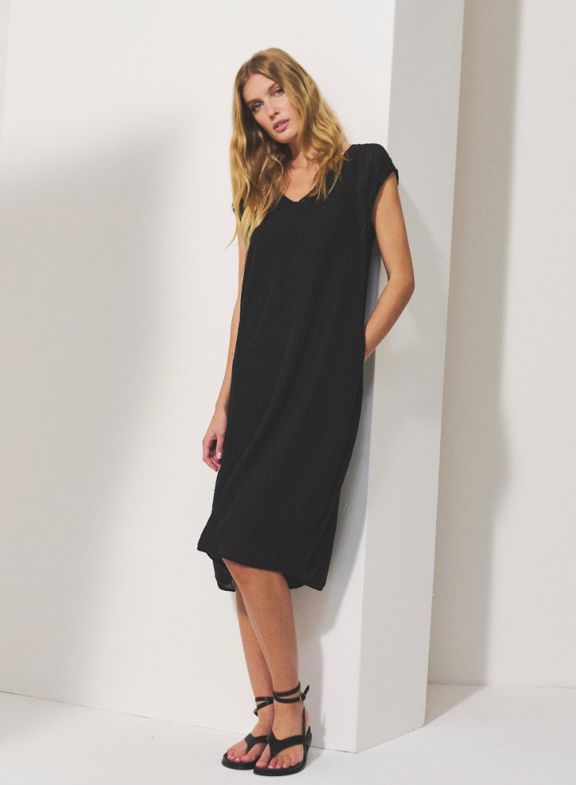 Transit E144 Seersucker Dress