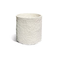 Cotton Stone Planter Pot - Cloud White