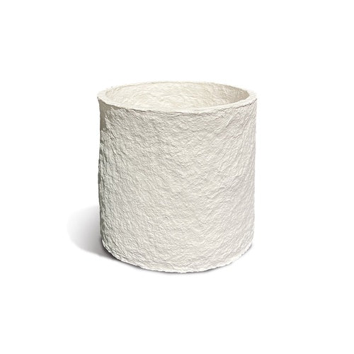 Cotton Stone Planter Pot - Cloud White
