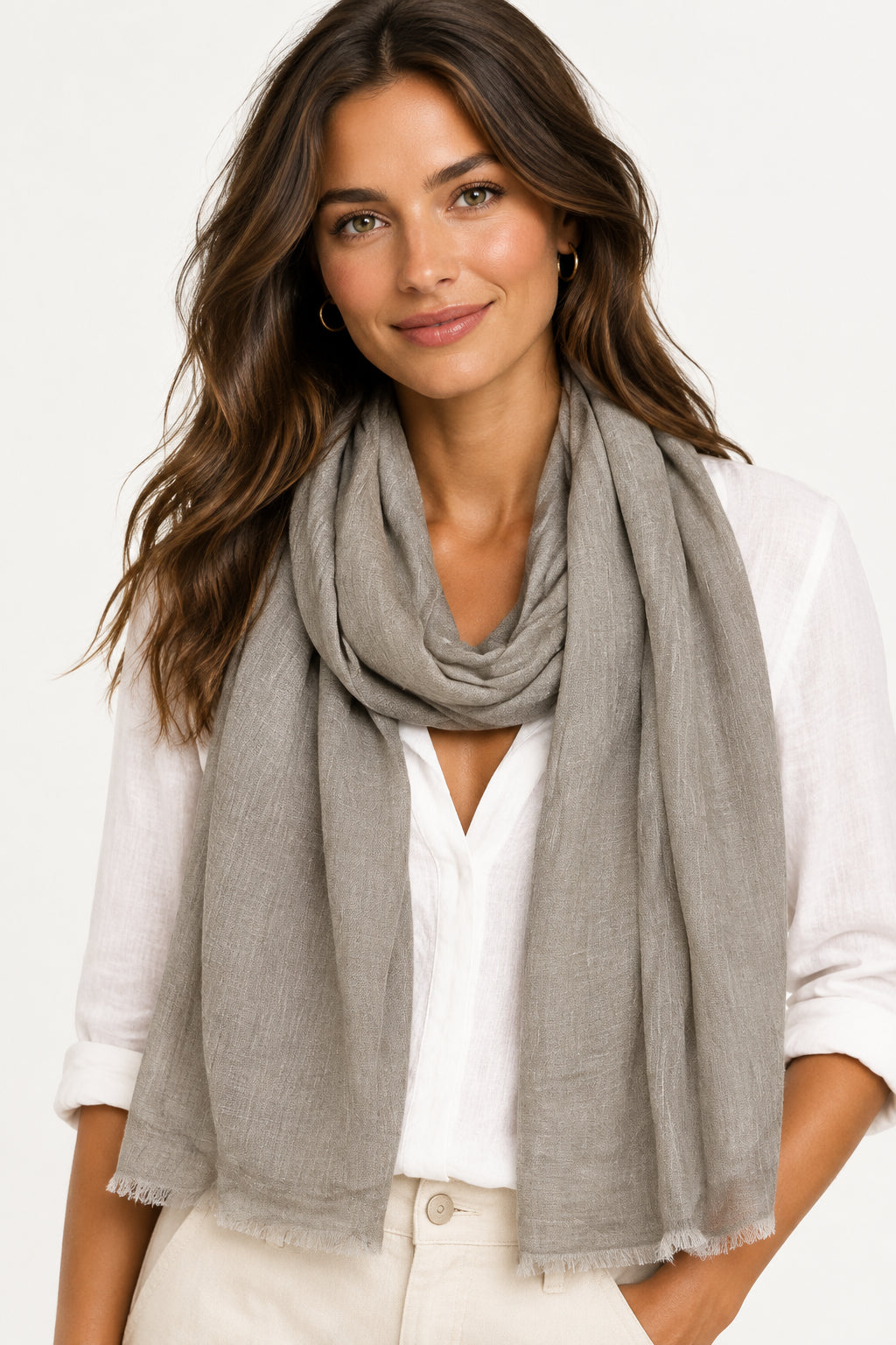 Durance 100% Linen Scarf