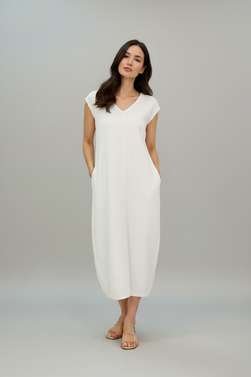 Transit E144 Seersucker Dress