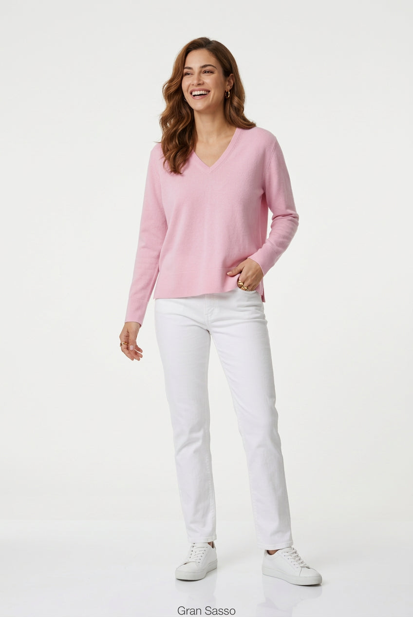 Gran Sasso V Neck Sweater 57265/14006