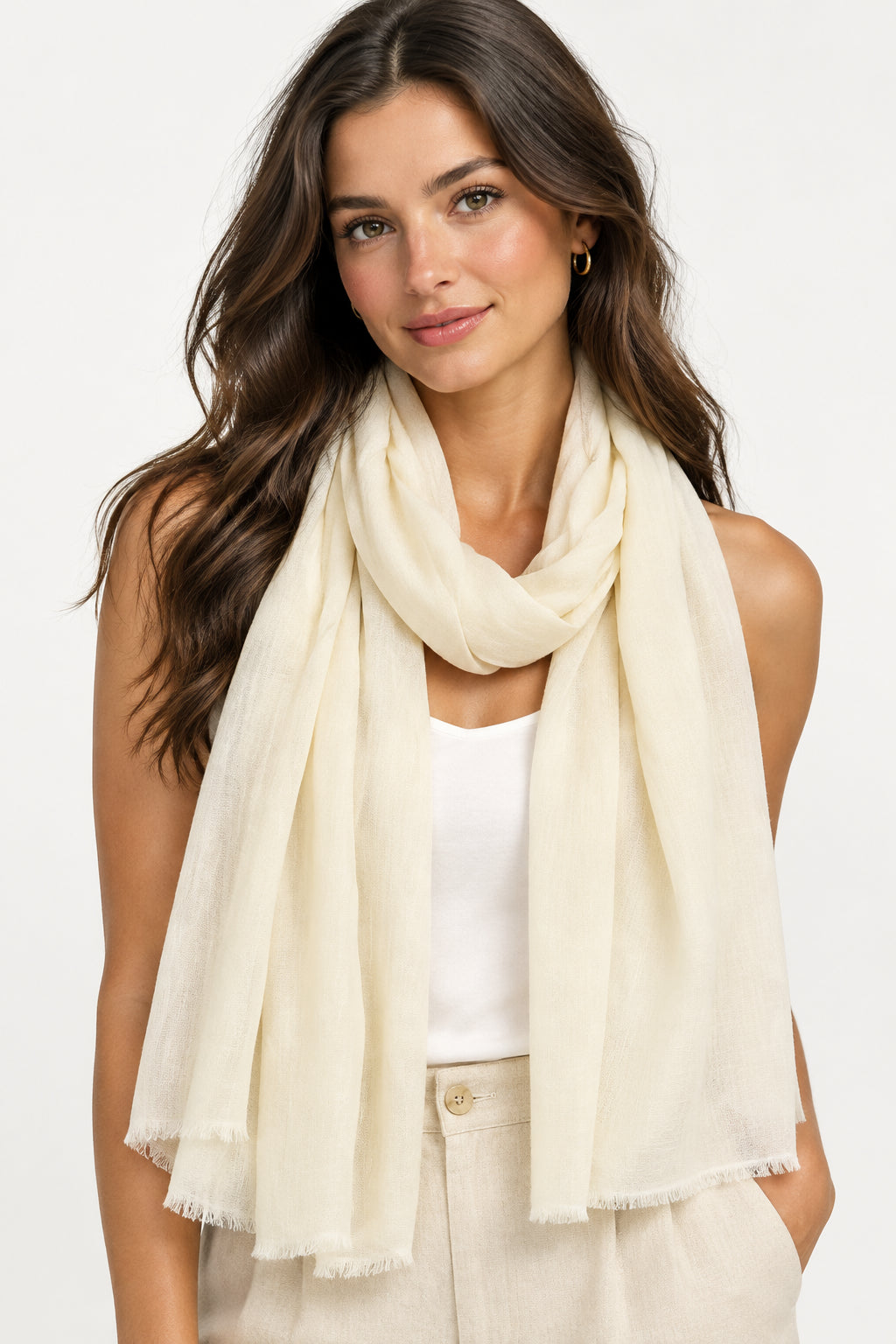Durance 100% Linen Scarf