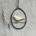 Metal Wire Oval Bird