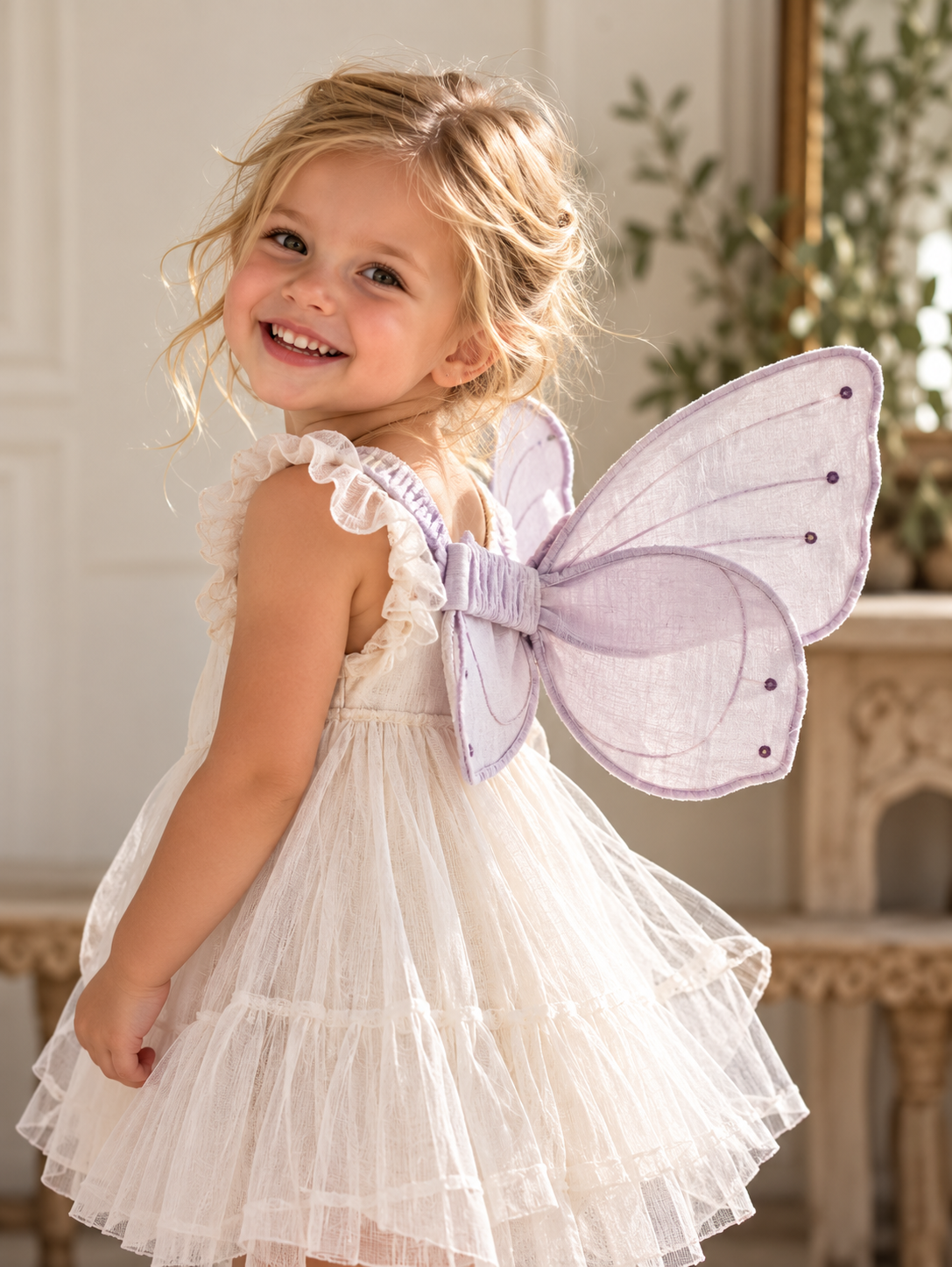 Oh Mee oh Mai Linen Fairy Wings