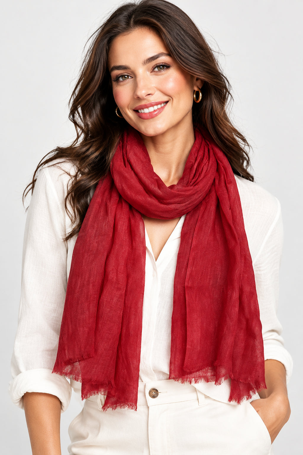 Durance 100% Linen Scarf