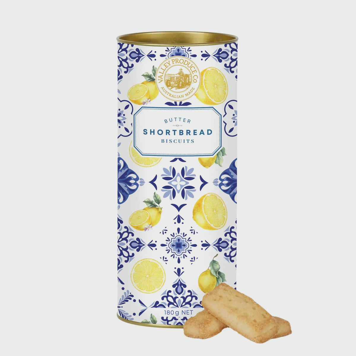 VPC Shortbread Tube Tuscan Summer Lemons 180g