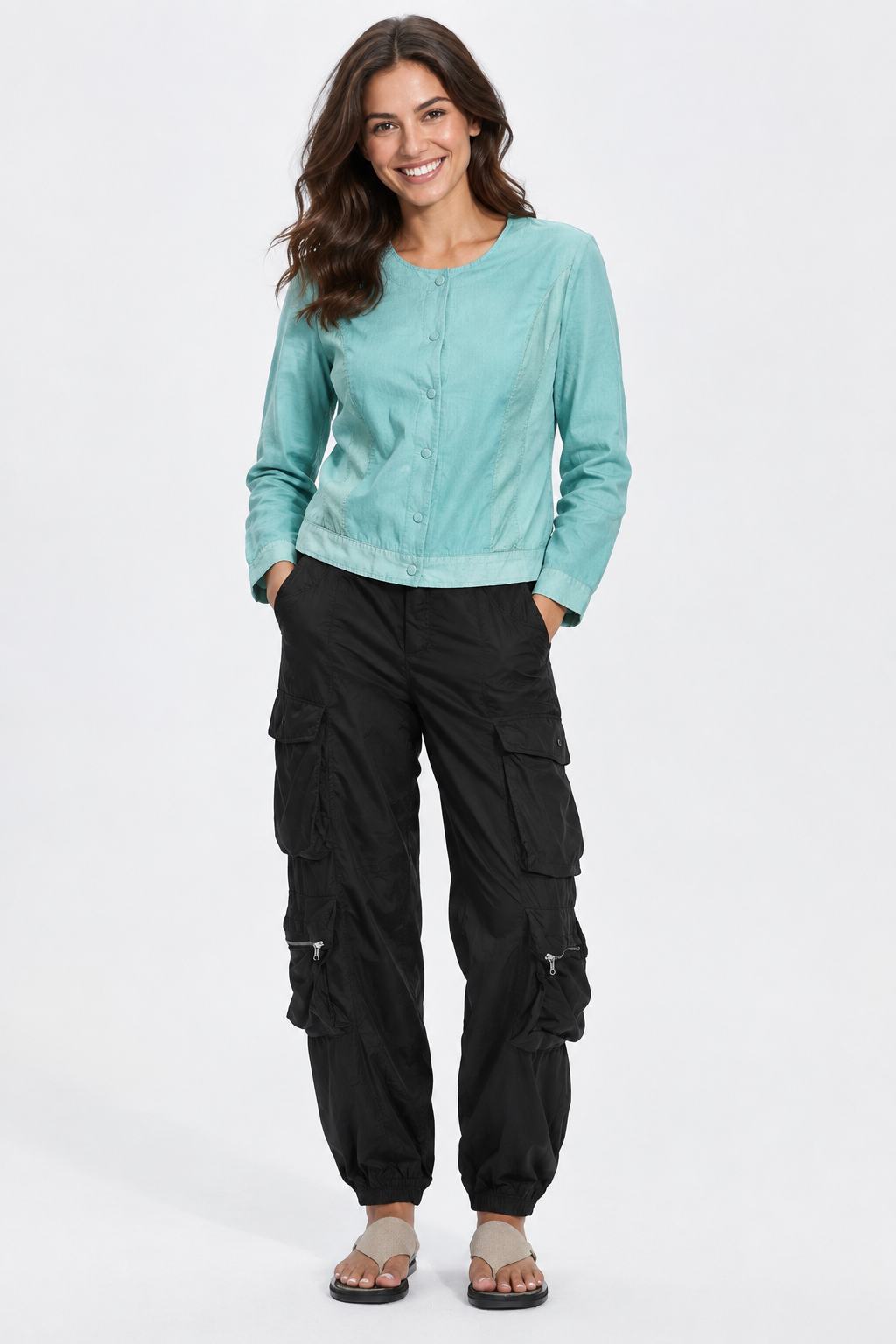 Transit V312 Silk Cargo Pants